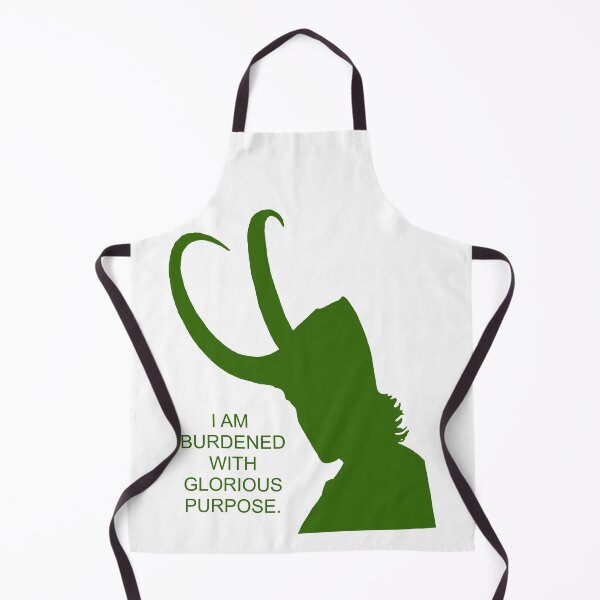 Item preview, Loki I am burdened with glorious purpose all green designed and sold by JonesAshera.