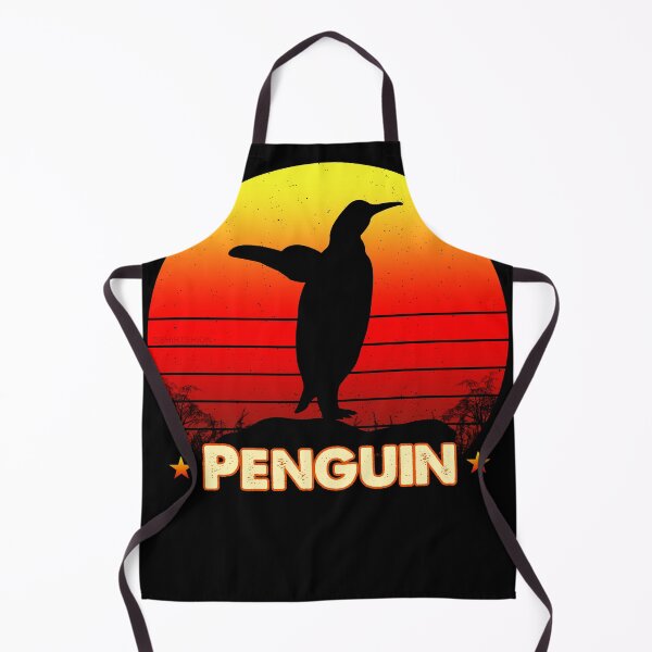 Item preview, Penguin Retro Vintage Sunset Animals designed and sold by Cuatrocaminos.