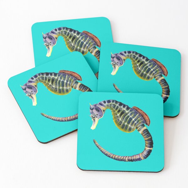 Item preview, Big-bellied seahorse - blue designed and sold by LorenDowding.