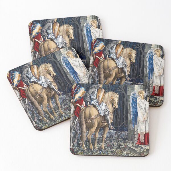 Item preview, Quest for the Holy Grail Tapestries - The Failure of Sir Gawaine (1895–1896) by William Morris, Sir Edward Burne-Jones, and John Henry Dearle designed and sold by amrmab.