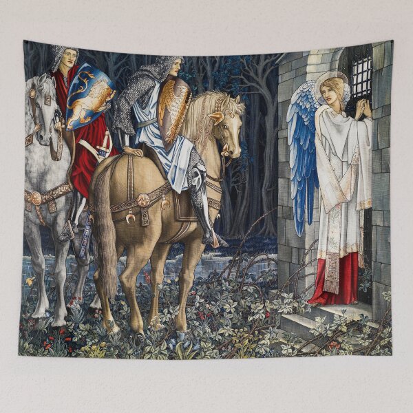 Item preview, Quest for the Holy Grail Tapestries - The Failure of Sir Gawaine (1895–1896) by William Morris, Sir Edward Burne-Jones, and John Henry Dearle designed and sold by amrmab.