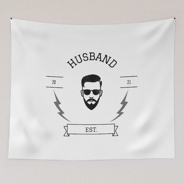 Item preview, Cool Husband with Sunglasses EST. 2021 Design designed and sold by bunderwood97.