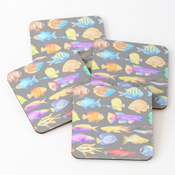 Item preview, Fish in watercolor (marine fauna) designed and sold by romanideco.