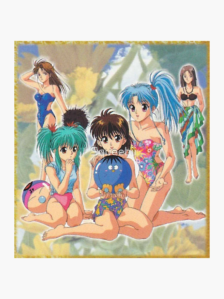 90s Anime Friends - Anime And Manga - Sticker