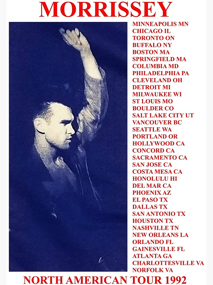 MORRISSEY モリッシー 1991年初来日公演告知ポスター 非売品 MORRISSEY モリッシー 1991年初来日公演告知ポスター 非売品