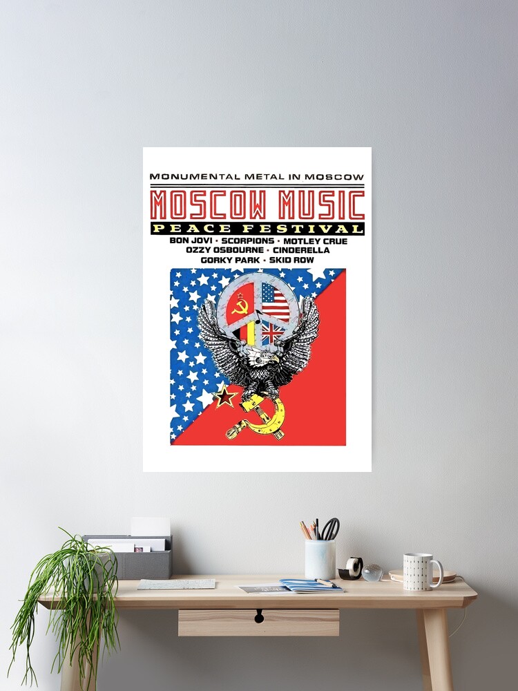 Moscow Music Peace Festival Printed Music Rock 80s