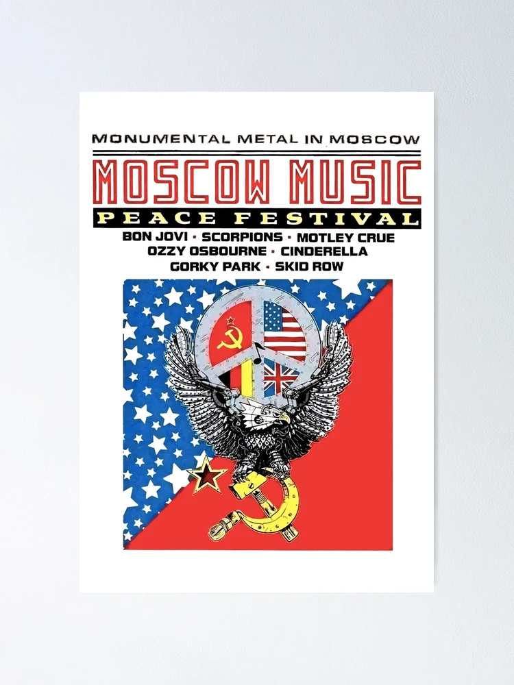 Moscow Music Peace Festival Printed Music Rock 80s