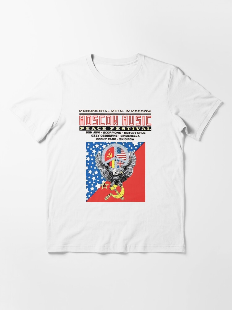 Moscow Music Peace Festival Printed Music Rock 80s | Essential T-Shirt