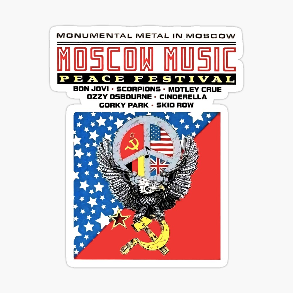 Moscow Music Peace Festival Printed Music Rock 80s