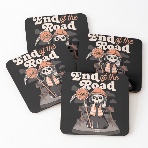 Item preview, End of the Road  - Funny Skull Grim Reaper Gift  designed and sold by Pegassi8RC.