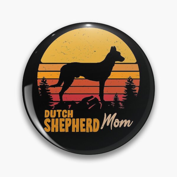 Artikelvorschau, Dutch Shepherd Dog Mom Vintage Retro entworfen und verkauft von rafaeltto.