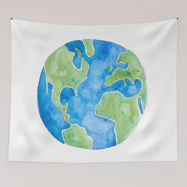 Item preview, Watercolor Globe designed and sold by jay-p.