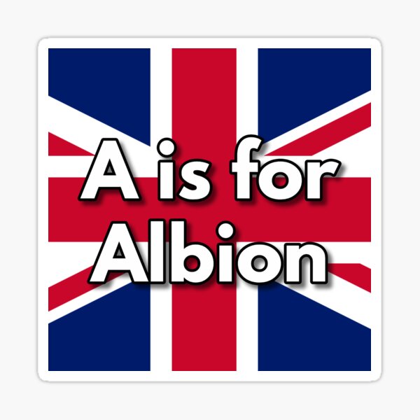 A is for Albion Sticker