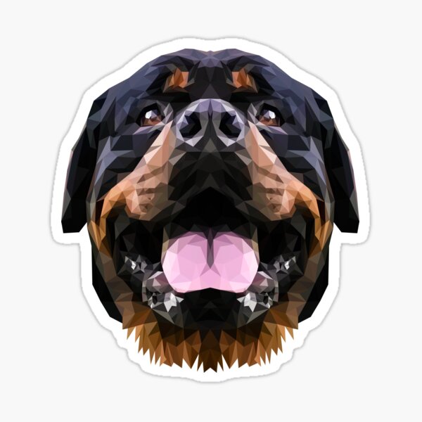 Item preview, Rottweiler dog low poly. designed and sold by shekularaz.