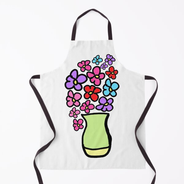 Item preview, Green vase of flowers designed and sold by AurelsPrints.