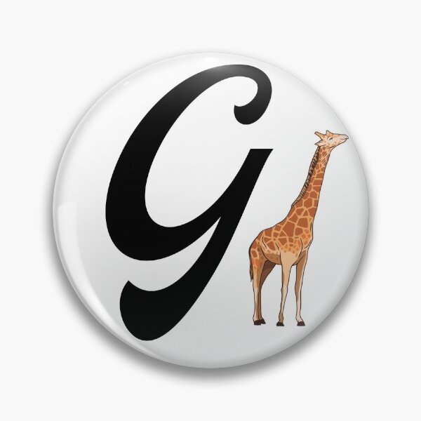 Item preview, G for giraffe letter (alphabet) designed and sold by Sesa76.