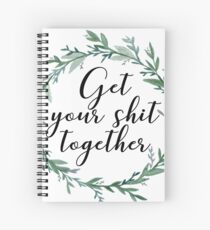 Cuaderno de espiral Junten su mierda