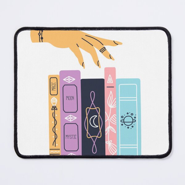 Book Choices Moon Magic and Mystic Mouse Pad