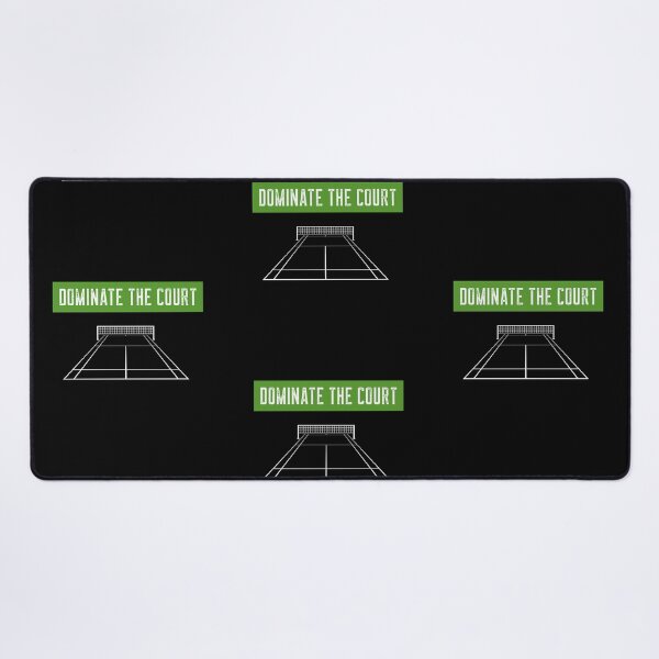 Dominate The Badminton Court Desk Mat