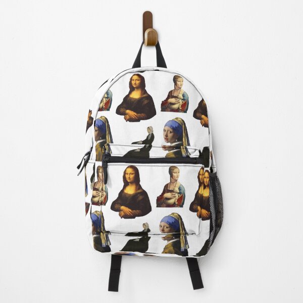 Item preview, 4 x Classic Painting Ladies (Mona Lisa, Lady with Ermine, Girl with Pearl Earring, Whistler's Mother) designed and sold by SimpleJoyStyle.