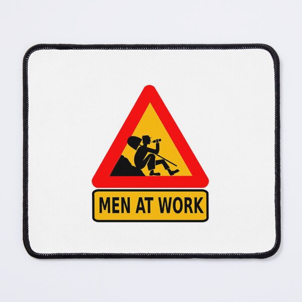 Item preview, men at work with a drink designed and sold by eleynartph.