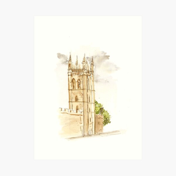 Magdalene College, Oxford Art Print