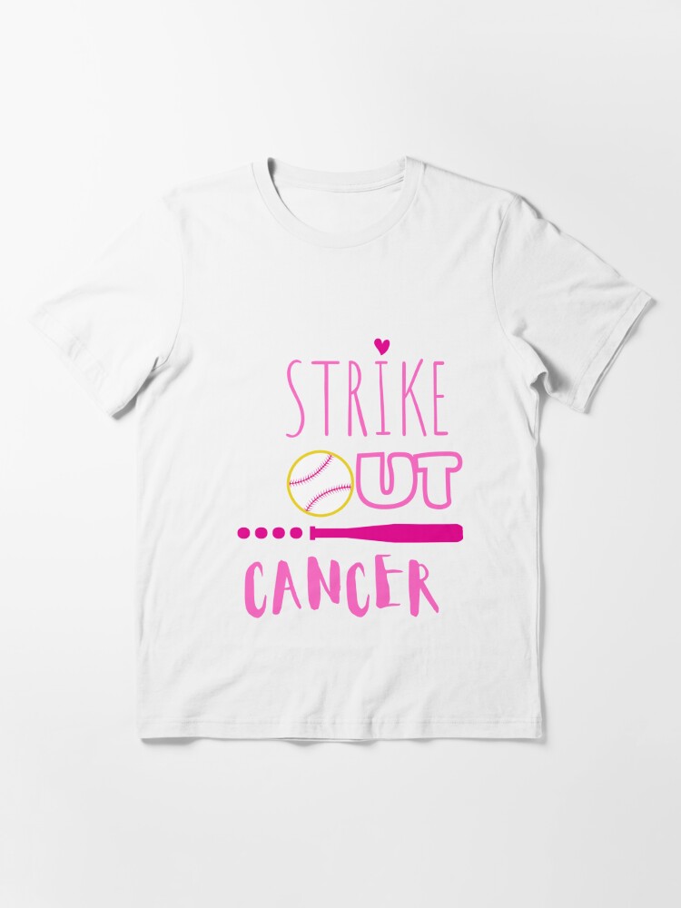 Strike Out Cancer Softball Svg, Ball Mammogram Pink Ribbon Game