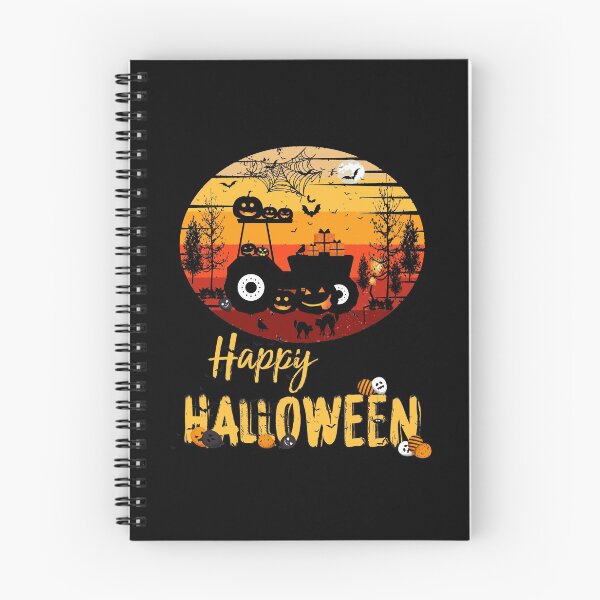 Item preview, Happy Halloween | Pumpkin Tractor design designed and sold by BlackTulips.