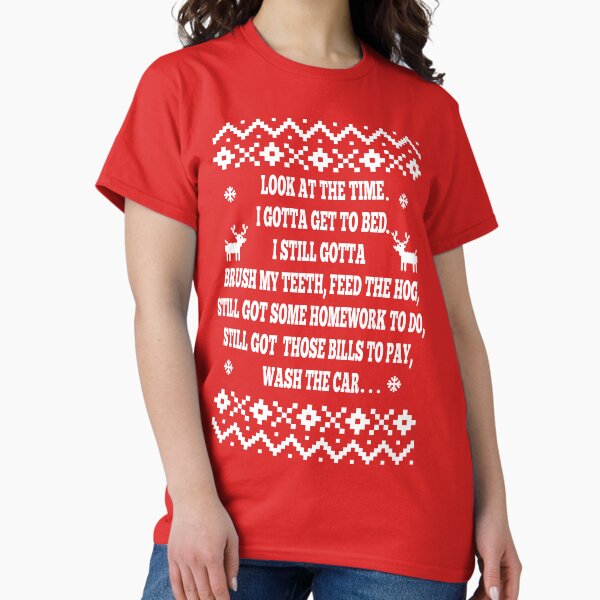 Item preview, Look At The Time - Christmas Vacation Quote designed and sold by Christmas-Tees.