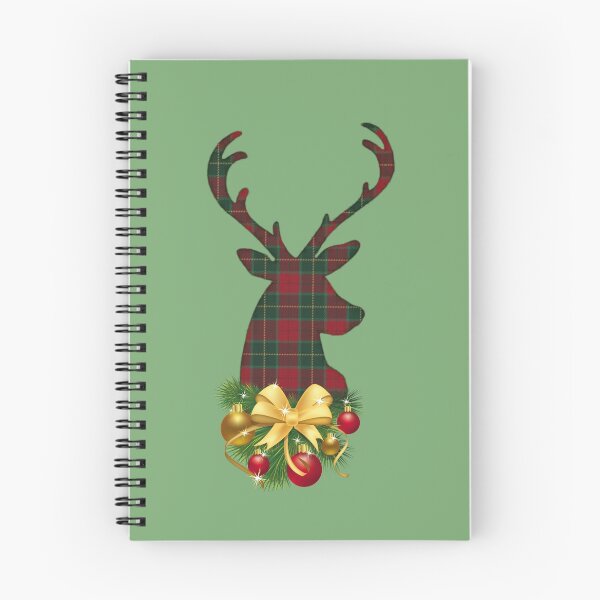 Item preview, Plaid Christmas stag designed and sold by Sassenach616.