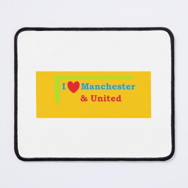 Item preview, I Love Manchester & United - Retro Style designed and sold by DJLancs.