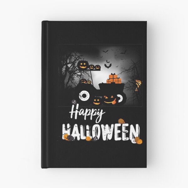 Item preview, Happy Halloween | Pumpkin Tractor design designed and sold by BlackTulips.