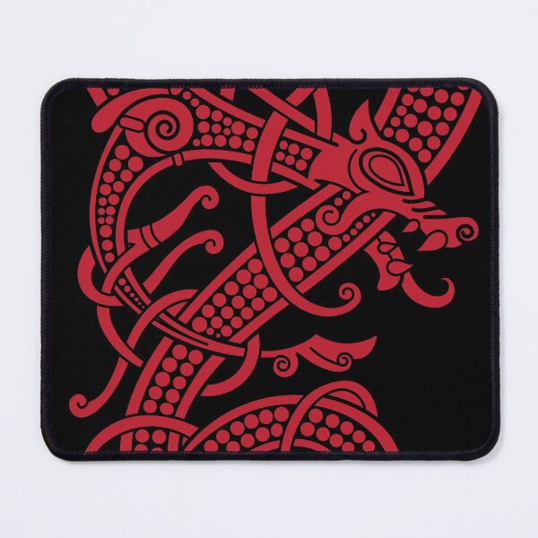 Item preview, The viking dragon Fáfnir (red) designed and sold by Roadkill Creations.