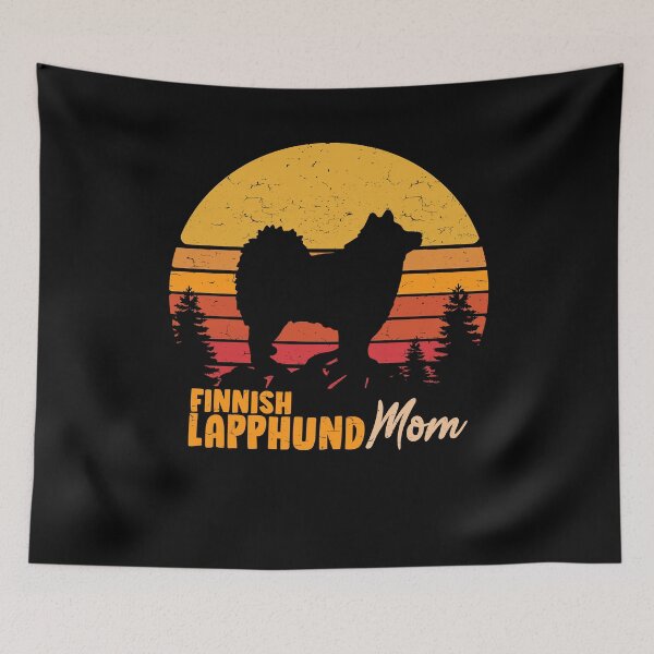 Item preview, Finnish Lapphund Dog Mom Vintage Retro designed and sold by rafaeltto.