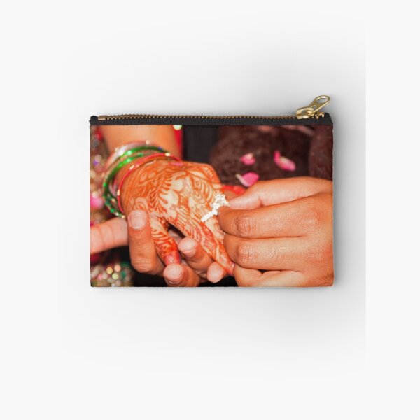 Item preview, Putting the gold and diamond engagement ring on the finger of the lady designed and sold by ashishagarwal74.