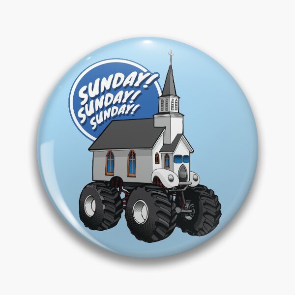 Item preview, Sunday! Sunday! Sunday!  Church Monster Truck designed and sold by DaddyHojo.