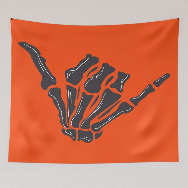 Item preview, Skeleton Hand Signs - Hang Loose designed and sold by Orangegrph.