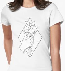 Turnover Dizzy on the Comedown Design Women's Fitted T-Shirt