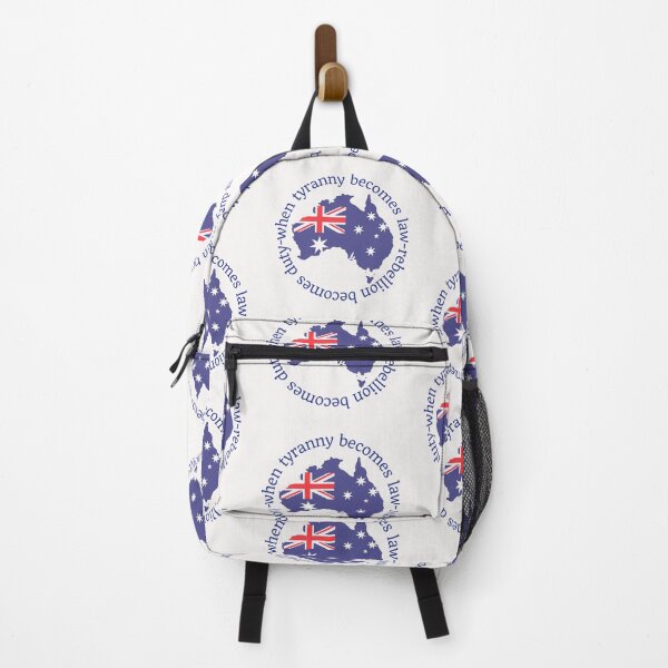 Item preview, When tyranny becomes law, rebellion becomes duty - Australian flag designed and sold by Auntieck.