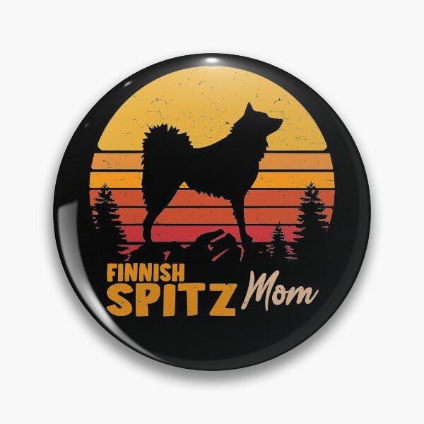 Artikelvorschau, Finnish Spitz Dog Mom Vintage Retro entworfen und verkauft von rafaeltto.