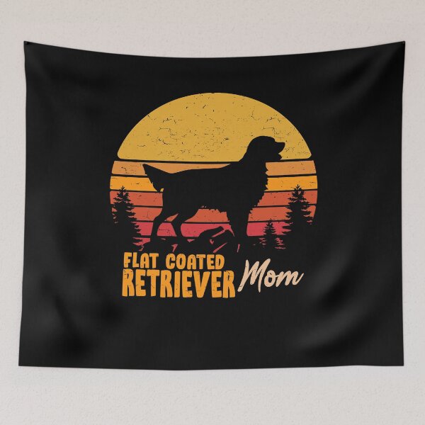 Item preview, Flat Coated Retriever Dog Mom Vintage Retro designed and sold by rafaeltto.