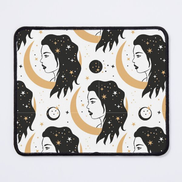 Moon Child Celestial Goddess Mouse Pad