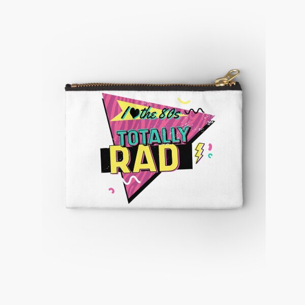 Item preview, Totally Rad 80s Quote / Love the 1980s Vintage Nostalgia Art design designed and sold by CreatedByHeidi.