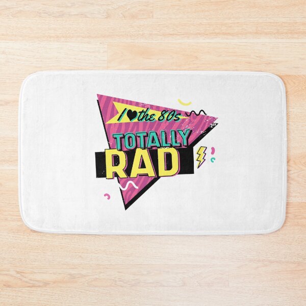 Item preview, Totally Rad 80s Quote / Love the 1980s Vintage Nostalgia Art design designed and sold by CreatedByHeidi.
