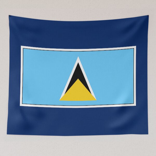 Item preview, SAINT LUCIA Flag Gifts, Masks, Stickers & Products designed and sold by mpodger.