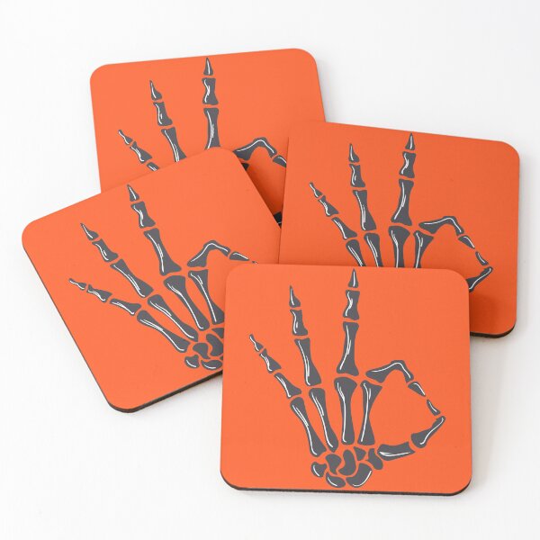 Item preview, Skeleton Hand Signs - OK Sign designed and sold by Orangegrph.