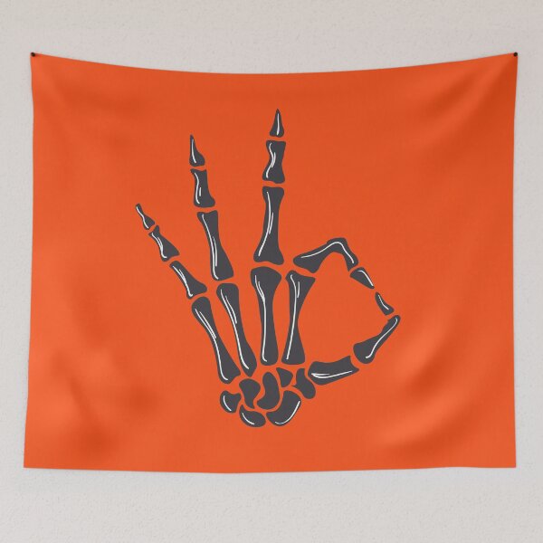 Item preview, Skeleton Hand Signs - OK Sign designed and sold by Orangegrph.