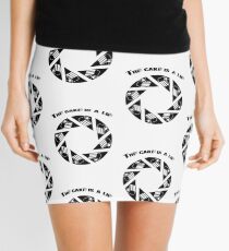 Tha cake is a lie Mini Skirt