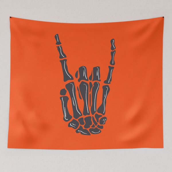 Item preview, Skeleton Hand Signs - Rock On designed and sold by Orangegrph.