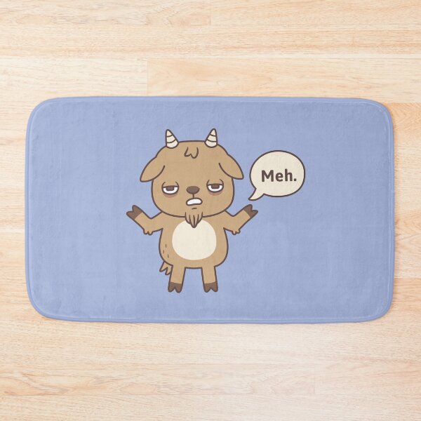 Item preview, Bored Goat Goes Meh Funny Doodle designed and sold by rustydoodle.